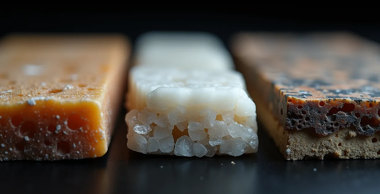 Comparación visual de diferentes formatos de archivo 3D para preservación patrimonial