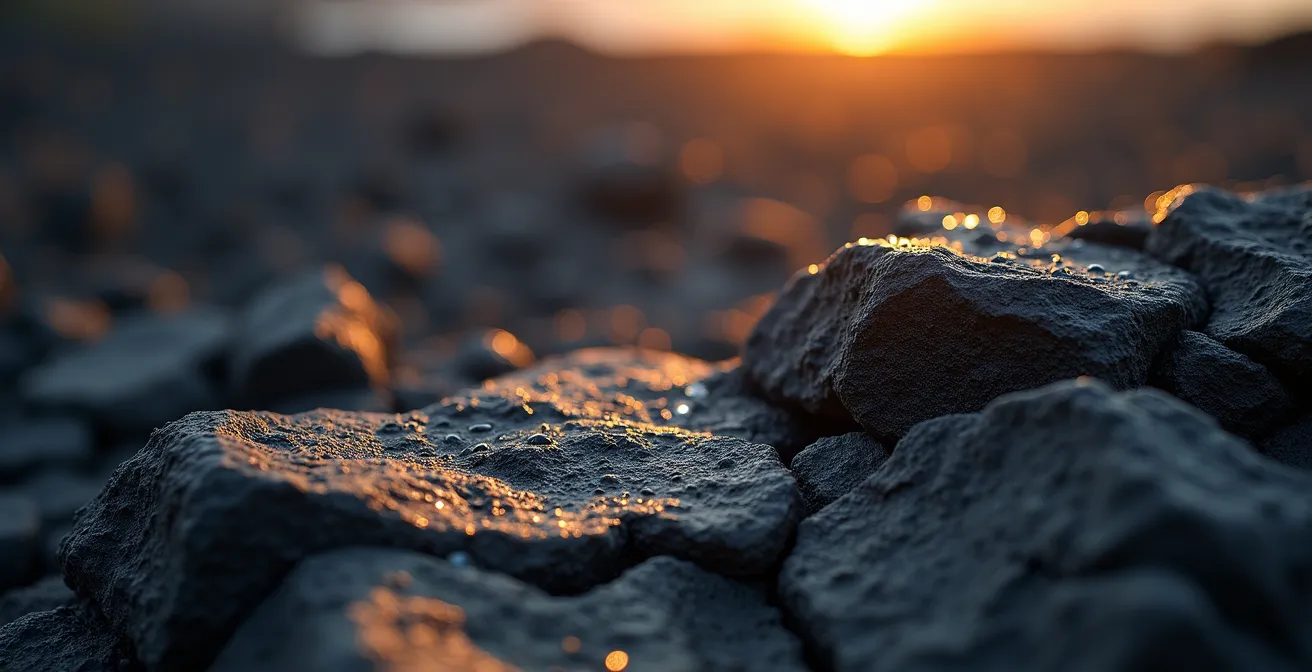 Equipo de rodaje trabajando en localizaciones volcánicas de Canarias